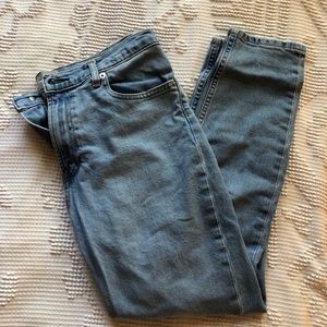 Everlane High-Rise Skinny Jean in Light Blue